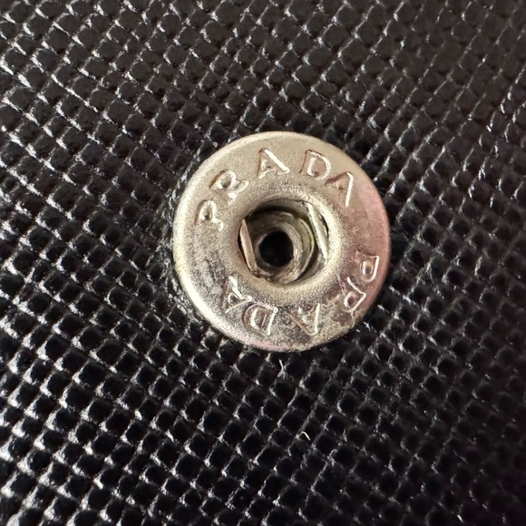 Prada Saffiano leather flap wallet with COA EUC - Picture 13 of 15